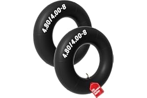 ‎LUNEKUCK 2X Schlauch 4.00-8 für Schubkarrenrad 4.80/4.00-8 Ersatzschlauch für Reifen mit TR87 Winkelventil Reifenschlauch Ersatzschlauch für Transportkarre Stapelkarre Sackkarre Bollerwagen
