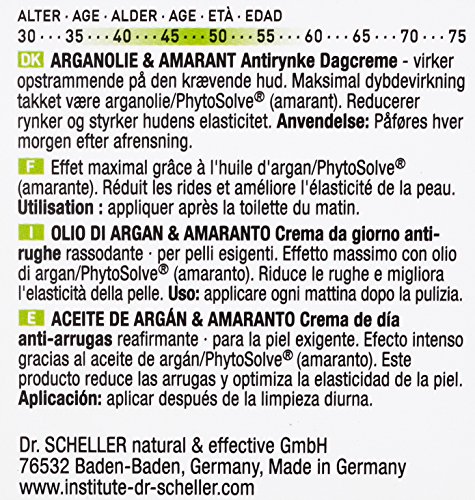 Dr. Scheller Arganöl und Amaranth Anti-Falten Pflege Tag, 1er Pack (1 x 50 ml) - 4