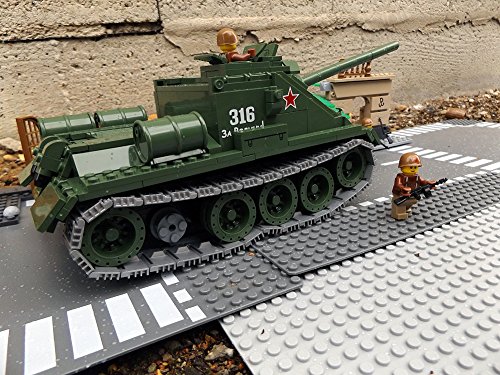 Modbrix 2467 – ☭ Rote Armee Jagdpanzer SU-85 Panzer inkl. custom Sowjetische Soldaten aus original Lego© Teilen ☭ - 2