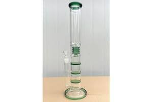 YF420 2016 grün Glas Bong Best Percolator Öl Rigs 3 Wabe und Birdcage Erzeugung Trad. Wasserpfeifen 18,8 mm Gelenk Recycler Glas Wasser Rohre