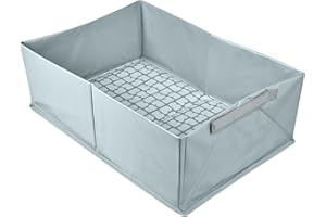 BÉABA , Składana wanienka dziecięca, ultra kompaktowa, stylowa i modna, praktyczne przechowywanie, minimalna przestrzeń, łatwa w użyciu, Camele'o Pop Up Wanna, Niebieska - Kompatybilna z Béaba Transakcje