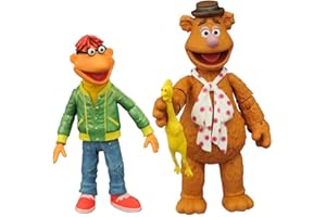 The Muppets SEP158428 Select Series 1 Fozzie and Scooter figurka akcji, wielokolorowa