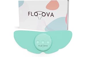 FLO-OVA Wireless TENS Machine for Period Pain Relief Endometriosis Pain Relief Rechargeable Muscle Stimulator with 6 Massage Modes 20 Intensity Levels for Relaxation (Green)