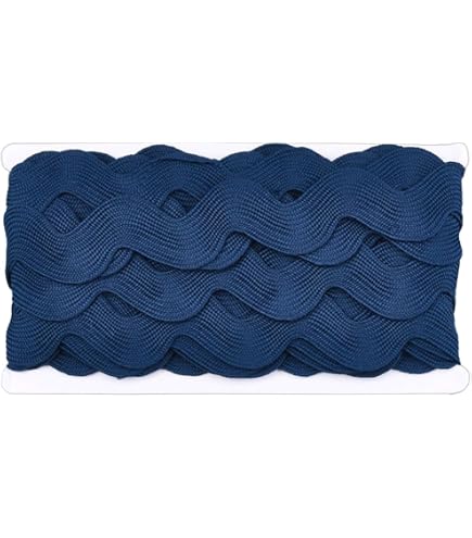 RIC Rac Baumwoll-Bordüre Dunkelgrün – 1,9 Cm Breit, 4,5 M Lang Für Nähen & Basteln