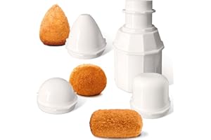 AOHIAOO Stampo per Arancini 3 in 1, Stampo per Arancini di Riso 160 g Conica/Rotonde/Cilindrico, Fare le Arancine Facilmente, Riutilizzabile Polpette Sampo/Sushi Maker/Stampo Crocchè di Patate
