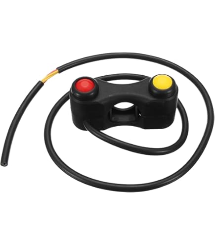 Interruttore Manubrio Moto 22mm 3 Velocità | Fydun Comando Universale On/Off Per Moto, Scooter, E-Bike, ATV - 3