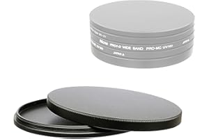 Fotasy Metall-Filterkappen, Aluminiumlegierung, schmaler Stapel, passend für 49 mm UV-CPL-Fader-ND-Filter