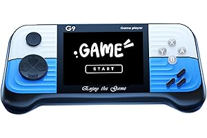 FIOTASY Handheld Game Console Built-in 400 Retro Games, Travel-friendly Gaming Console with Long Battery Life, Plug and Play Video Game Console for Kid, Handheld Video Game Console for Boys Girls