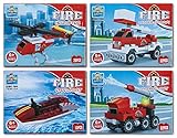 8 x Bausteine Baustein Bausatz Fahrzeuge Feuerwehr 26-32...