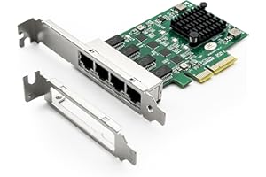 ‎10GTEK 10Gtek® 100M/1000M/2.5G NIC Netzwerkkarte, Quad RJ-45 Port, mit Realtek RTL8125BG Controller, Support Windows/Windows Server/Linux/Ubuntu/Centos/Vmware