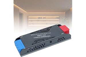 SUCIKORIO Transformador 220V a 24V 150W 6,3A Fuente Alimentacion Constante Ultrafino LED Driver Controlador AC 220V a DC 24V Fuente de Alimentación LED de Bajo Voltaje para Tira LEDs Luminarias