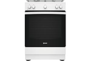 INDESIT Cuisiniere gaz IS67G1KMW/E