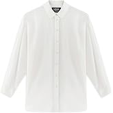 Miss İpekyol Women's Guipure Mix Oversize Shirt
