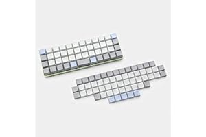 YMDK XDA DSA Blank PBT Keycaps Suitable for Ortholinear Layout MX Keyboard XD75 ID75 Split36 Split46 Planck Preonic Niu40 (Only Keycap)