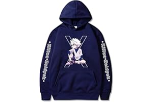 zhedu Anime Hunter X Hunter 2D Sweat à Capuche Imprimé Hommes Femmes Enfants Sweats Garçon Fille Enfants Pull à Manches Longues Hauts