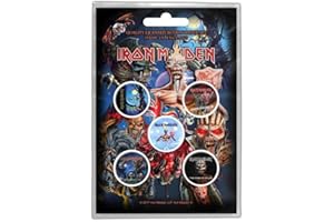 Rock Off Iron Maiden - Later Albums Button (Badge Pack) Produit officiel