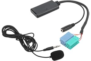 FYDUN Samochodowy Sprzęt o AUX Adapter Przewodu Moduł Bluetooth 5.0 AUX Zamiennik dla Becker Mexico Pro Traffic Pro Monza Kabel Adaptera o z Mikrofonem