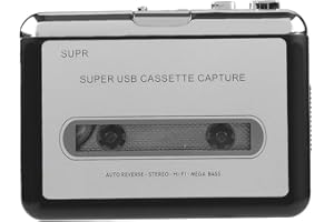 GARSENT Registratore a Cassetta da Nastro a PC, Nastro a Cassetta Portatile Convertitore di CD MP3 Cattura Lettore di Cassette USB
