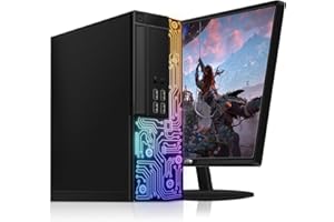 Dell Ordinateur de Bureau RGB Gaming PC, Intel Quad Core I5 jusqu'à 3.6GHz, GeForce GT 1030 2Go GDDR5, RAM 16Go, SSD 512Go, WiFi 600 M, Bluetooth 5.0, Nouveau 22" 1080 FHD LED, W10P64 (renouvelé)
