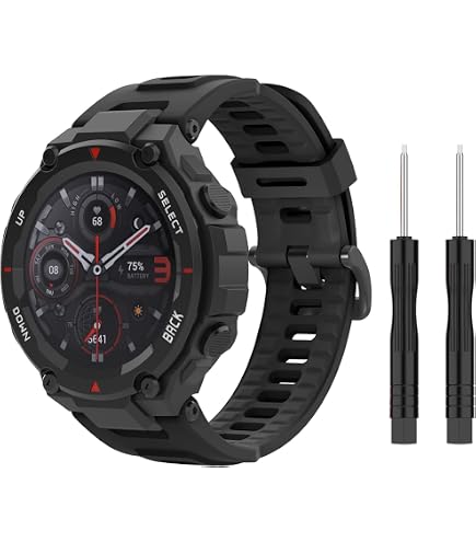 CHULN Ersatzarmband Für Amazfit T-Rex 3 – Wasserdichtes Silikon Sportarmband, Einstellbar