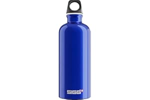 Sigg - Borraccia Alluminio - Traveller - Certificata Climate Neutral - Perfetta per Bevande Gassate - Ermetica - Leggera - Senza BPA - 0,6L / 1L