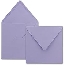 Buste Quadrate Per Lettere Gustav Neuser | 15,5x15,5 Cm | Arancione | 100 Pezzi | Chiusura A Colla