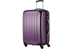 HAUPTSTADTKOFFER - Alex - Bagage Rigide Valise Moyenne, Trolley avec 4 Roues multidirectionnelles, 65 cm, 74 litres, Violet