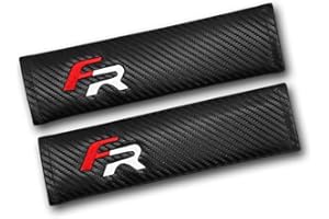 SANNIS 2pcs Se-at Belt Padding for Se-at Ibiza 6j 6l fr, Belt Pads Belt Protector Car Se-at Belt Cover Shoulder Pads Belt Protector Cushion Cover