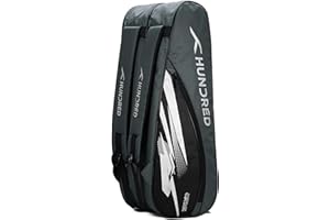 HUNDRED Cosmogear Badminton Kit-Bag | Double Zipper Bag with Front Zipper Pocket