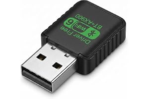 WLAN Stick WiFi 6 Bluetooth-adapter USB WLAN Stick WLAN-adapter PC Bluetooth Dongle – AX900 Dual Band 5 GHz 600 Mbit/s, USB B