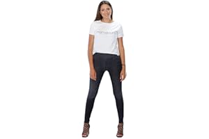 MAMAJEANS Lima - Jeggings Vita Alta, Jeans da Donna Skinny Elasticizzati. Massima comodità, Relax e Stile - Made in Italy