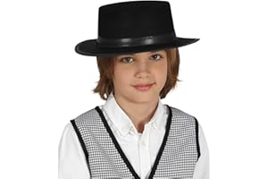 FIESTAS GUIRCA Czarna czapka dziecięca Cordovan