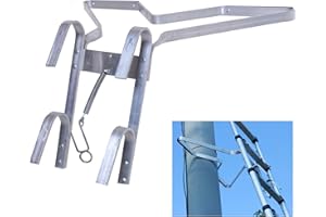 DICN Ladder Standoff Universal V Shape for Downpipe Corner Fit Telescopic Ladders Extension Combination Stepladder Ladder Stay Accessory