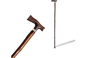 SEGORBINA DE BASTONES Bastone da appoggio con impugnatura in legno di castagno, colore scuro (606)