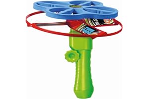 Günther Flugspiele 1647 - Jeu d'hélice Twin Twist, env. Ø 18 cm, rotor avec poignée de démarrage rapide et lanceur à tirette, prêt à l'emploi, jouet pour enfants à partir de 4 ans