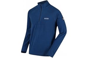 Regatta Men's Montes Lightweight Half Zip Overhead Micro Fleece Jacket, Blue (Oxford Blue), L