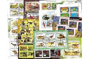 15 Blocs different d'Animaux Préhistoriques timbres Isb Collection