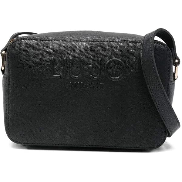 LIU JO Borsa A Tracolla Manh Crossover Dress Blue, 23x15.5x7 Cm, Design Con Logo