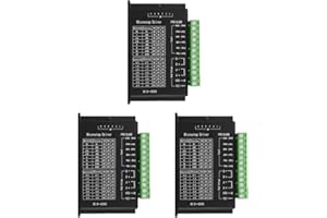 OUYZGIA Schrittmotortreiber TB6600 Nema 17/23/34 Schrittmotortreiber 4A 9-42V 32 Segmente, Geeignet 42/57/86 Typ 2/4 Phasen Schrittmotor, Schrittmotor Treiber für 3D Drucker/CNC, Verbesserte-3PCS