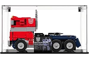 icuanuty Vitrina acrílica para Lego 10302 Optimus Prime, resistente al polvo, para modelos coleccionables (solo vitrina)