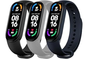 superpow Cinturino per Xiaomi Mi Band 6 / Xiaomi Mi Band 5, Cinturini di Ricambio per Mi Band 6/Mi Band 5, Braccialetto Mi Band 6/ Mi Band 5 - Impermeabile/Traspirante/Regolabile