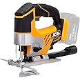 JCB 18V Cordless Jigsaw, Bare Unit, Variable Speed & Adjustable Foot Plate, Tool - Free Blade Changing, Led Light & 4 Stage Pendulum - 3 Year Warranty