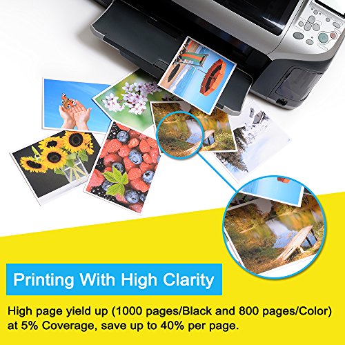 AKEN 1 Farbe (Schwarz * 2) Ersatz für HP 932XL 933XL Tintenpatronen Kompatibel mit HP OfficeJet 6600 6700 6100 7610 7110 Drucker - 3