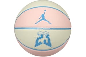 Nike Jordan Ultimate 2.0 8P Ballon de Basket, in/Out, Taille 7, Rose/Citron, adhérence Premium et Durable, J100825712207