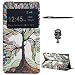Produktbild Sony Xperia Z5 Schutzhülle Leder Hülle, Alfort 3 in 1 Flip Fashion Design Dual Use Falten Premium PU Leder Tasche Case Cover Flip Fenster Window Touch Screen für Sony Xperia Z5 5.2" Smartphone Funktion Standfunktion Unterstützte Telefone mit Farbige Bäume ( Weiß ) + Netter Staub Stecker + Alfort Schwarz Stylus Pen