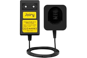 Joiry Multivolt Cargador para Dewalt 7.2V 9.6V 12V 14.4V 18V Ni-MH/Ni-CD Batería (No para Lithium Batería)