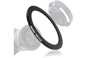 AMOPOFO 95mm-77mm Anello per filtro in metallo,compatibile con tutti gli obiettivi della fotocamera da 95mm con 77mm UV,ND,CPL da.in materiale fresato CNC