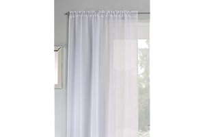 Tyrone Textiles Ltd Jewel White Diamante Voile Panel (Drop - 48" (122cm))