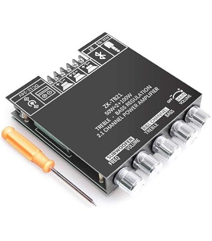 200W Bass-Frequenzweiche Einstellbar (50Hz/60Hz) | Für Lautsprecher 2,5–8 Zoll | Sauerstofffreier Kupferdraht