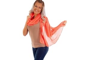 DOLCE ABBRACCIO by RiemTEX Schal Damen PRIMA DONNA Stola Tuch aus Wildseide Tücher in 31 Unifarben Halstücher Seidentuch Schals Damen Halstuch Seidenschal